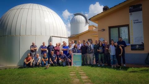 foto di gruppo corso comete 2019